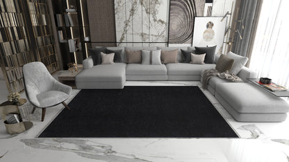 Obsidian Nights Solid Color Rug - R282QD