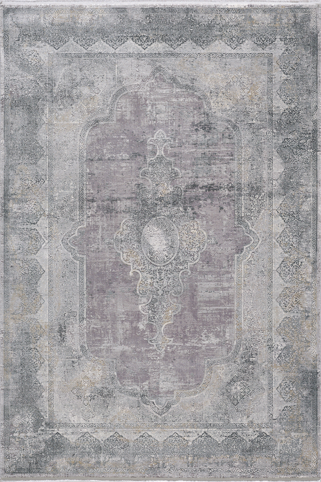 Neo-Medallion Pastel Premium Rug - Ash - MT095