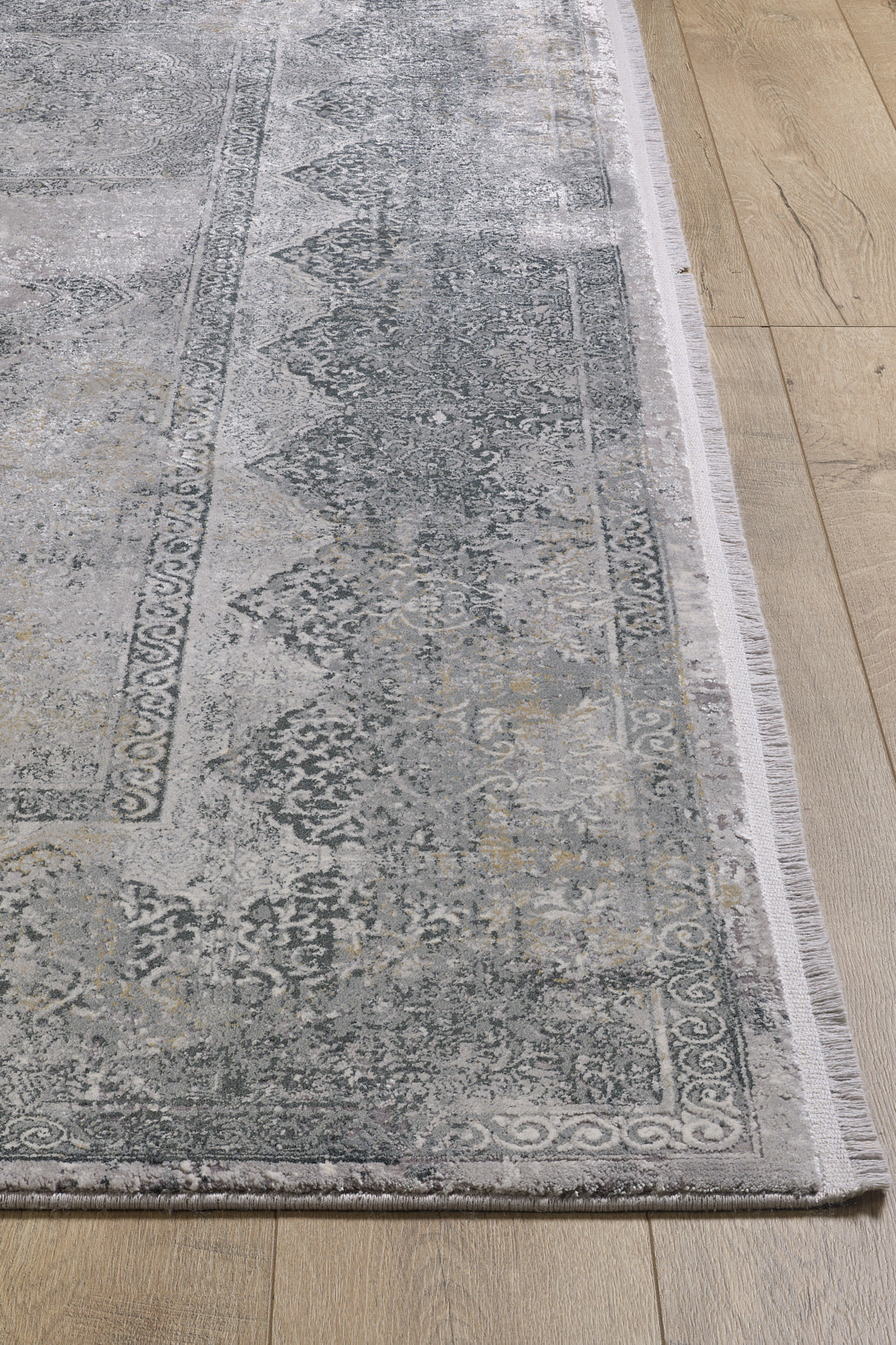 Neo-Medallion Pastel Premium Rug - Ash - MT095