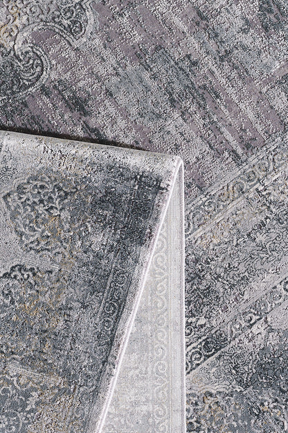 Neo-Medallion Pastel Premium Rug - Ash - MT095