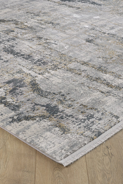 Noir Maze Modern Premium Rug - MT148