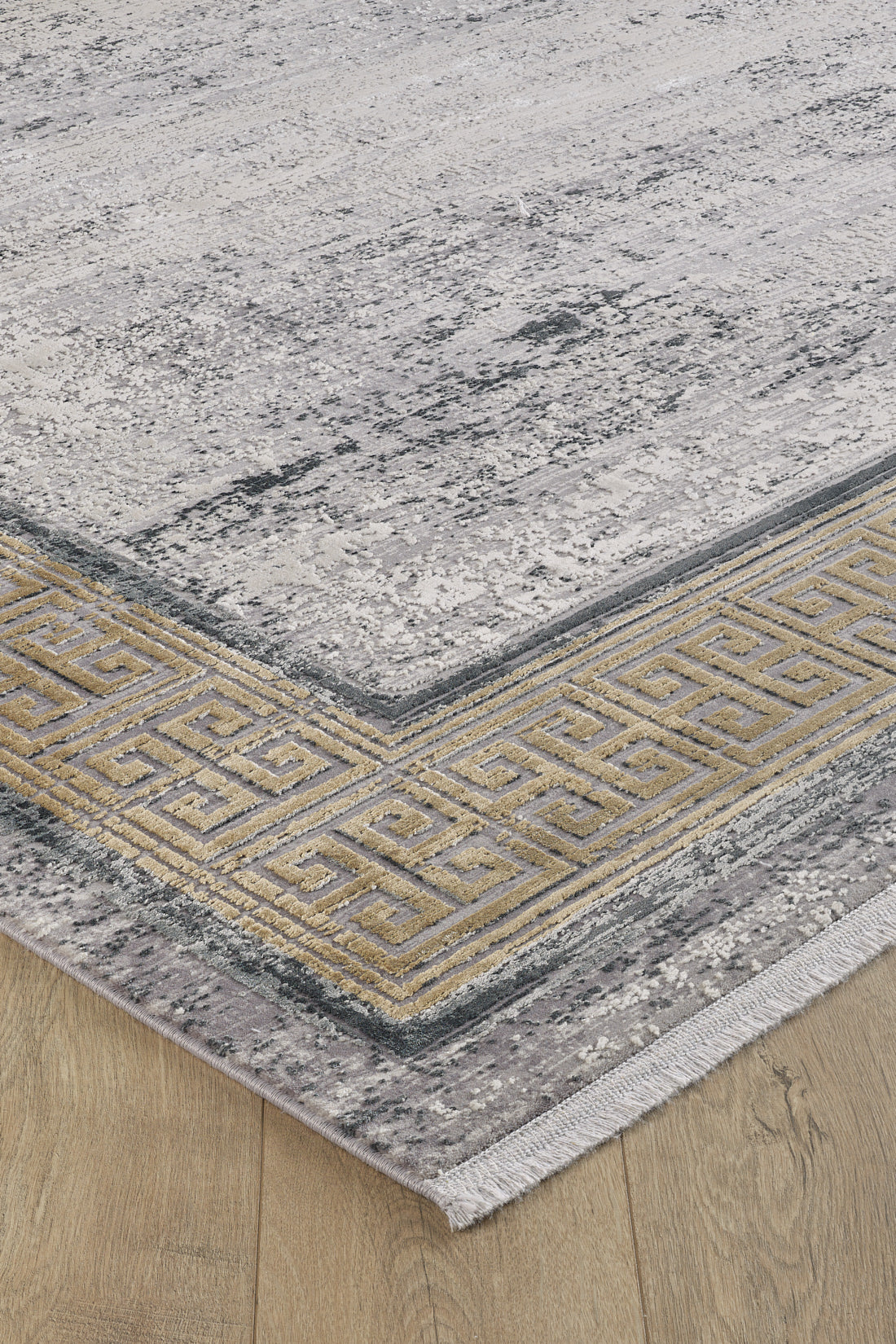 Timeless Remix Bordered Rug - Beige - MT187