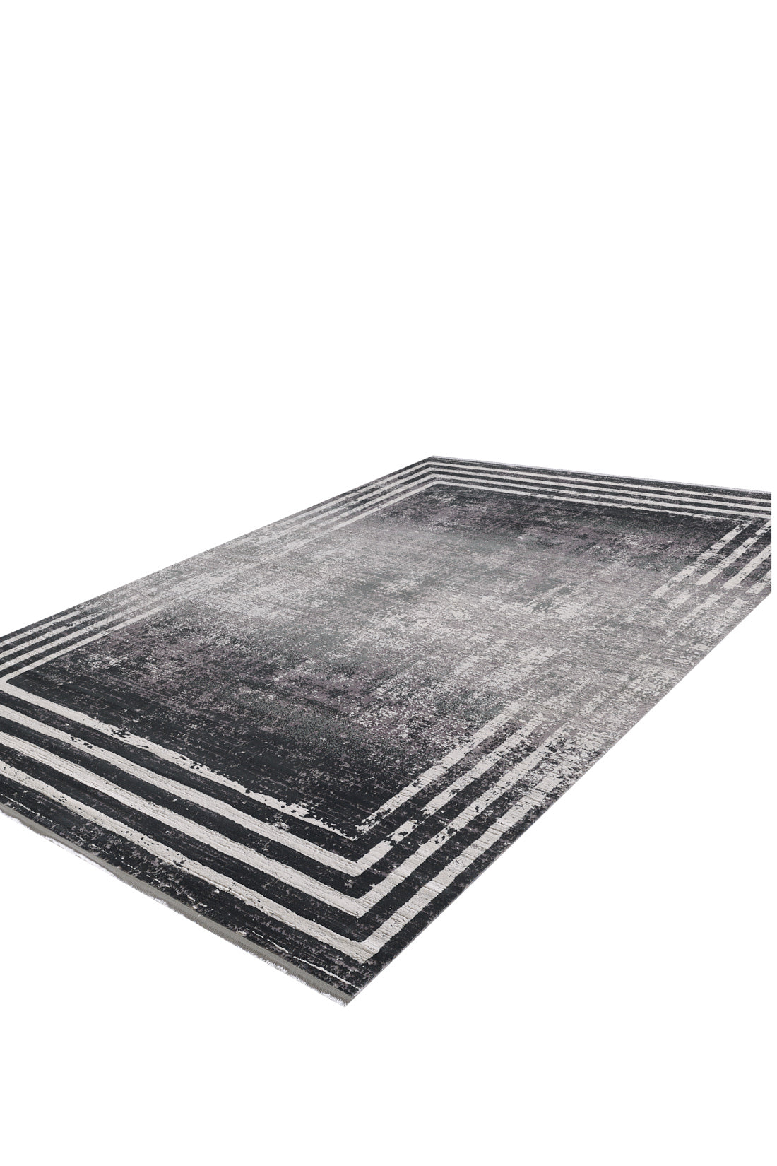 Geometric Eclipse Premium Rug - Charcoal - MT188