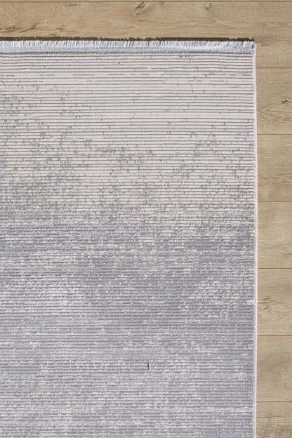 Radient Silver Haze Ombre Rug - M497D