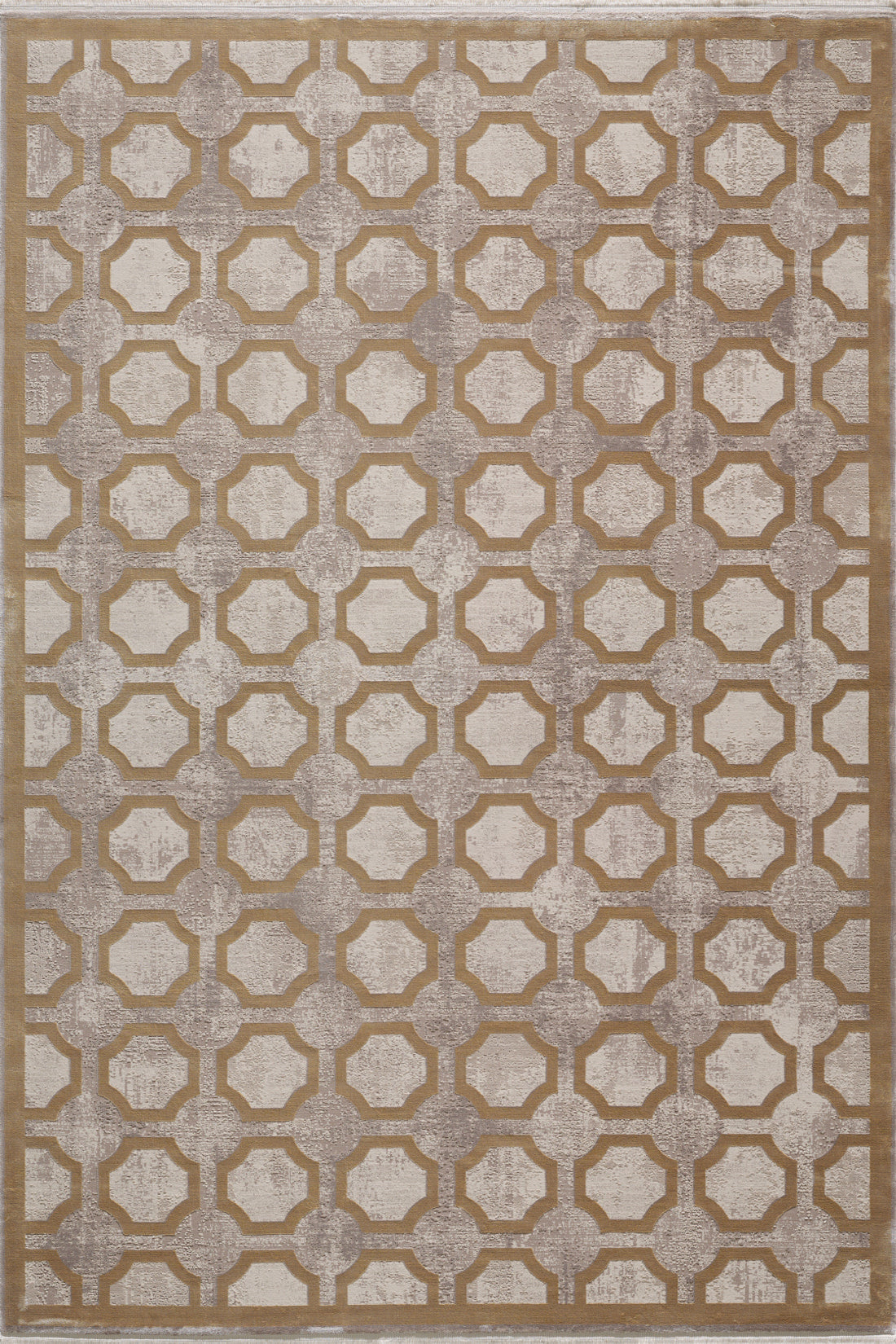 Geometric Down Mid Century Moderner Teppich – M534B 