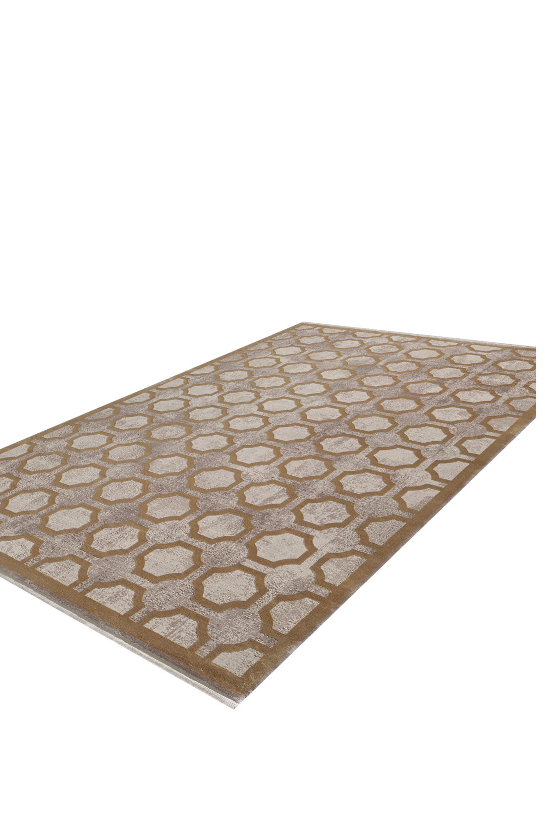 Geometric Down Mid Century Moderner Teppich – M534B 