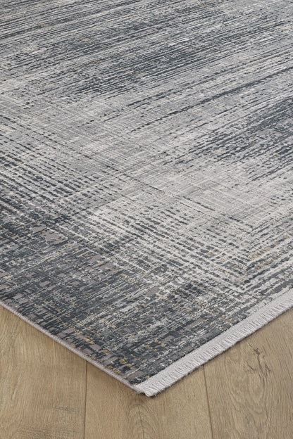 Monochrome Marvel Distressed Rug - M545A