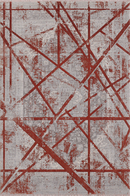 Dominant Lineage Modern Rug - Coral - HRD003