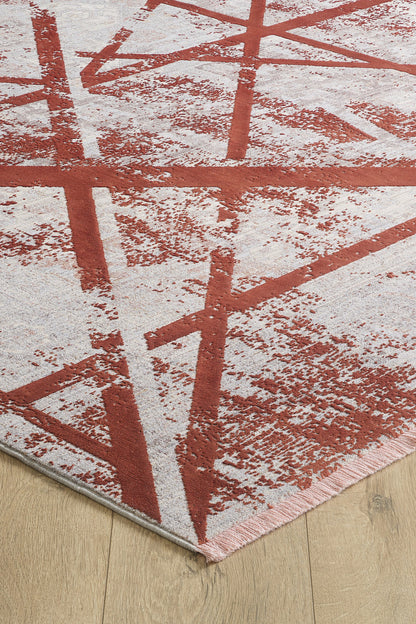 Dominant Lineage Modern Rug - Coral - HRD003