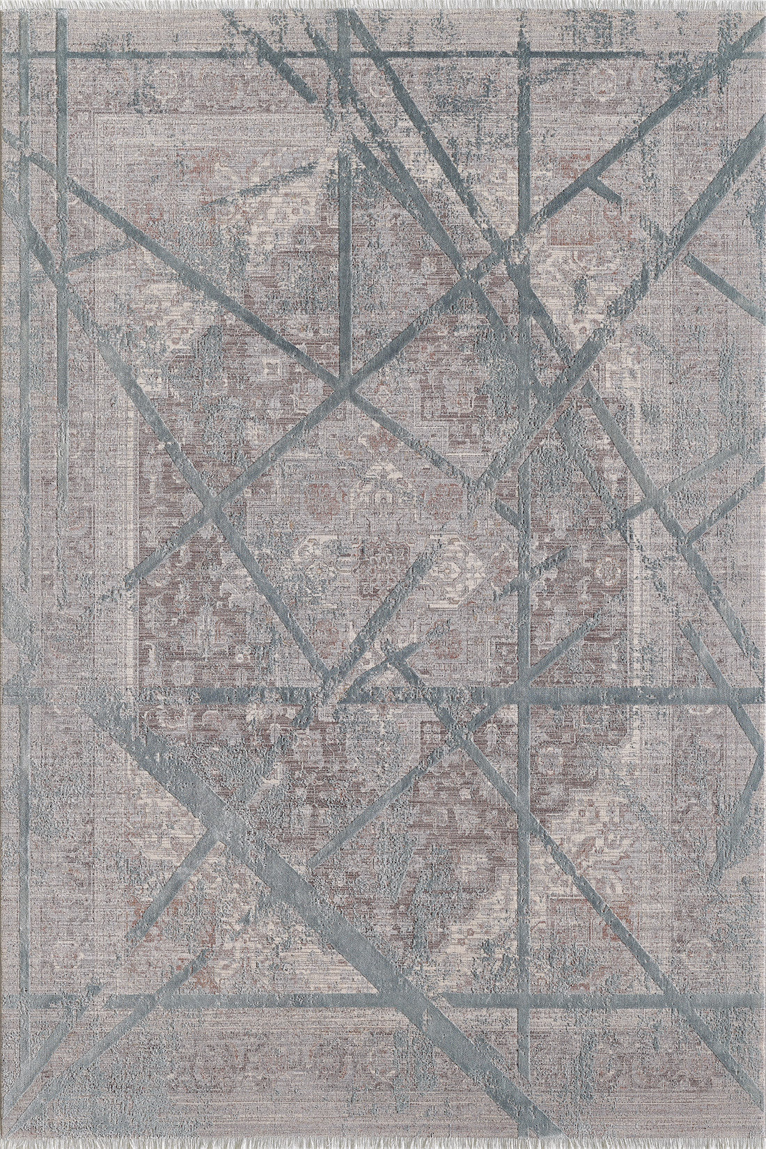 Dominant Lineage Modern Rug - Grey - HRD006