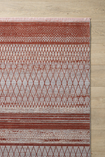 Vibrant Bohemian Trellis Rug - HRD009