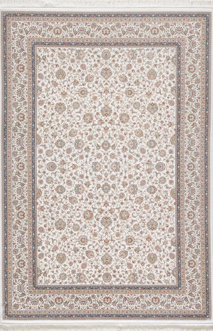 Floral Whispers Hereke Seidenteppich – Neutral – 1139A 