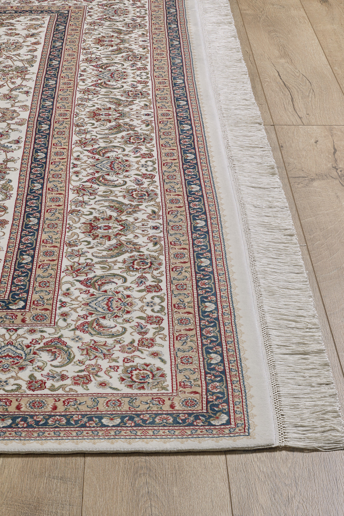 Floral Whispers Silk Hereke Rug - Neutral - 1139A