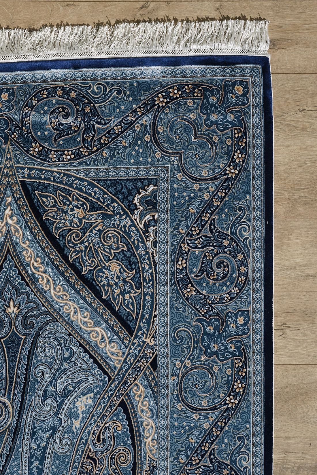 Ottoman Heritage Seidenteppich – Marineblau – 1170C 