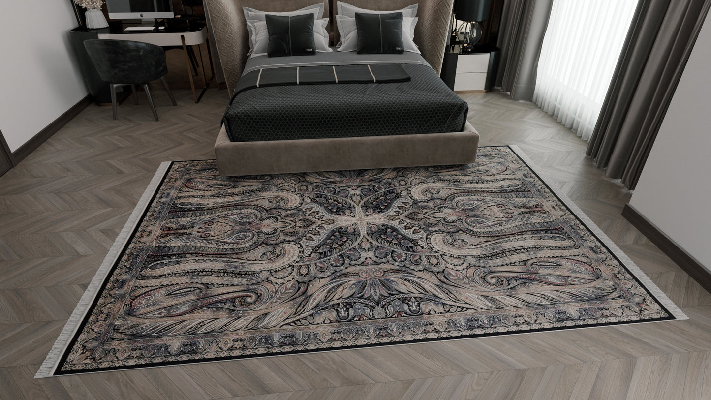 Imperial Midnight Turkish Rug - 2135E