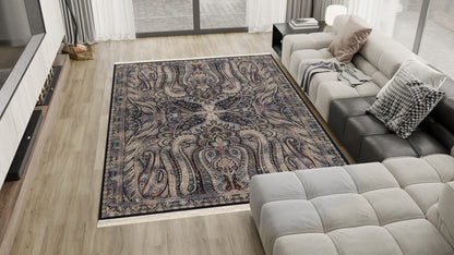 Imperial Midnight Turkish Rug - 2135E