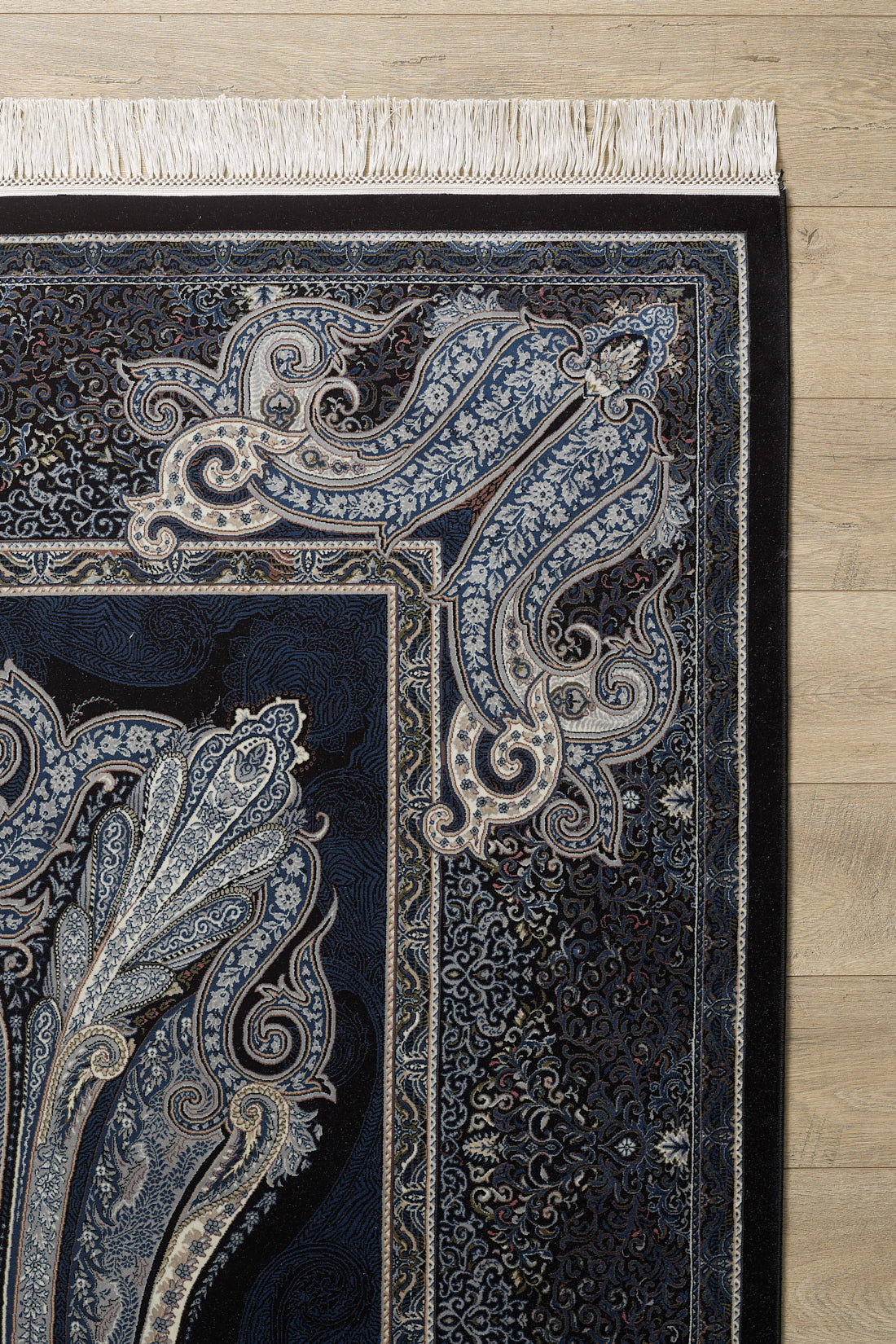 Dark Majesty Turkish Rug - Grey - 2205A