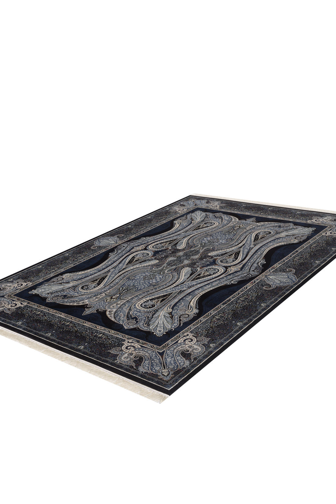 Dark Majesty Turkish Rug - Grey - 2205A