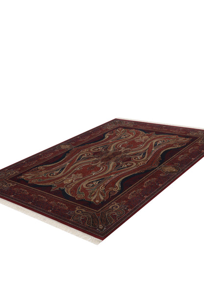 Dark Majesty Turkish Rug - Burgundy - 2205X