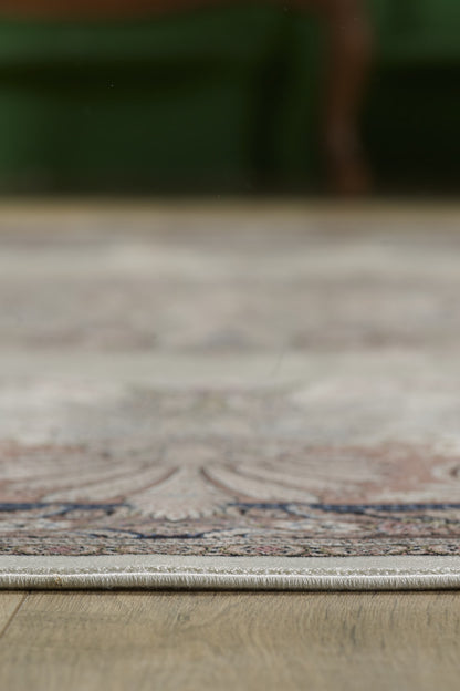 Old World Floral Türkischer Teppich – Taupe – 2219D 