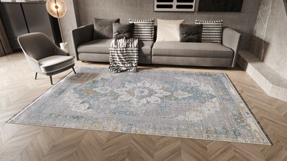 Medallion Revamp Modernised Medallion Rug - MT002