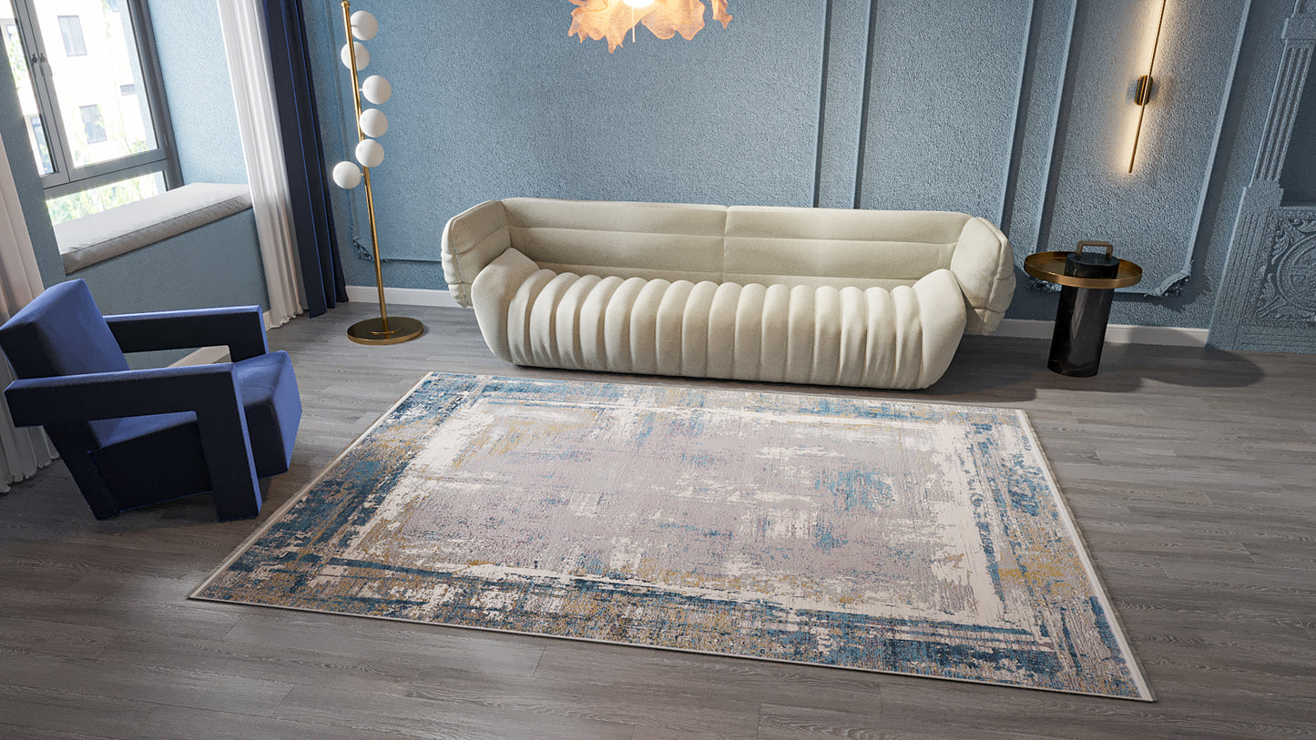 ChromaBurst Premium Rug - Blue - MT176