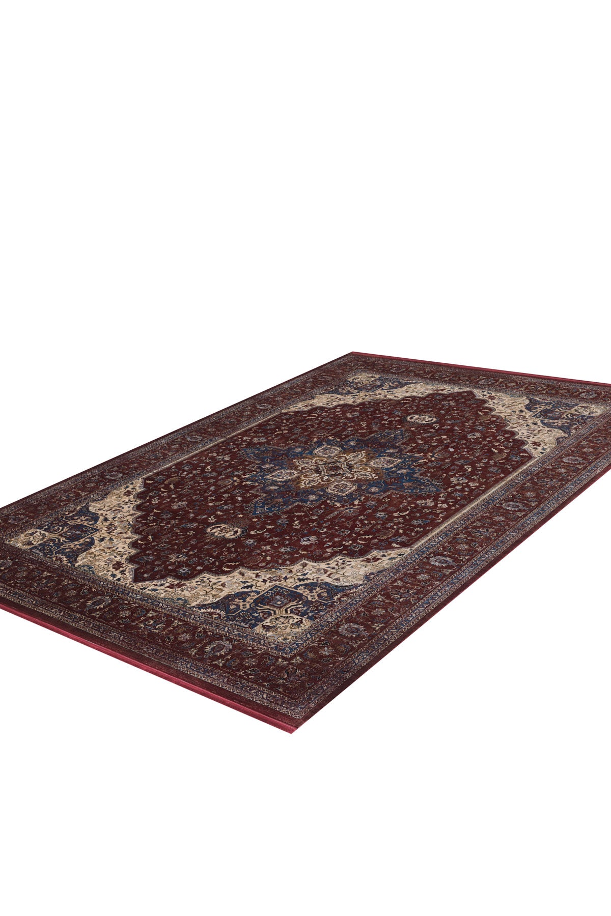 Ethereal Garden Medallion Rug - Burgundy - 2222A