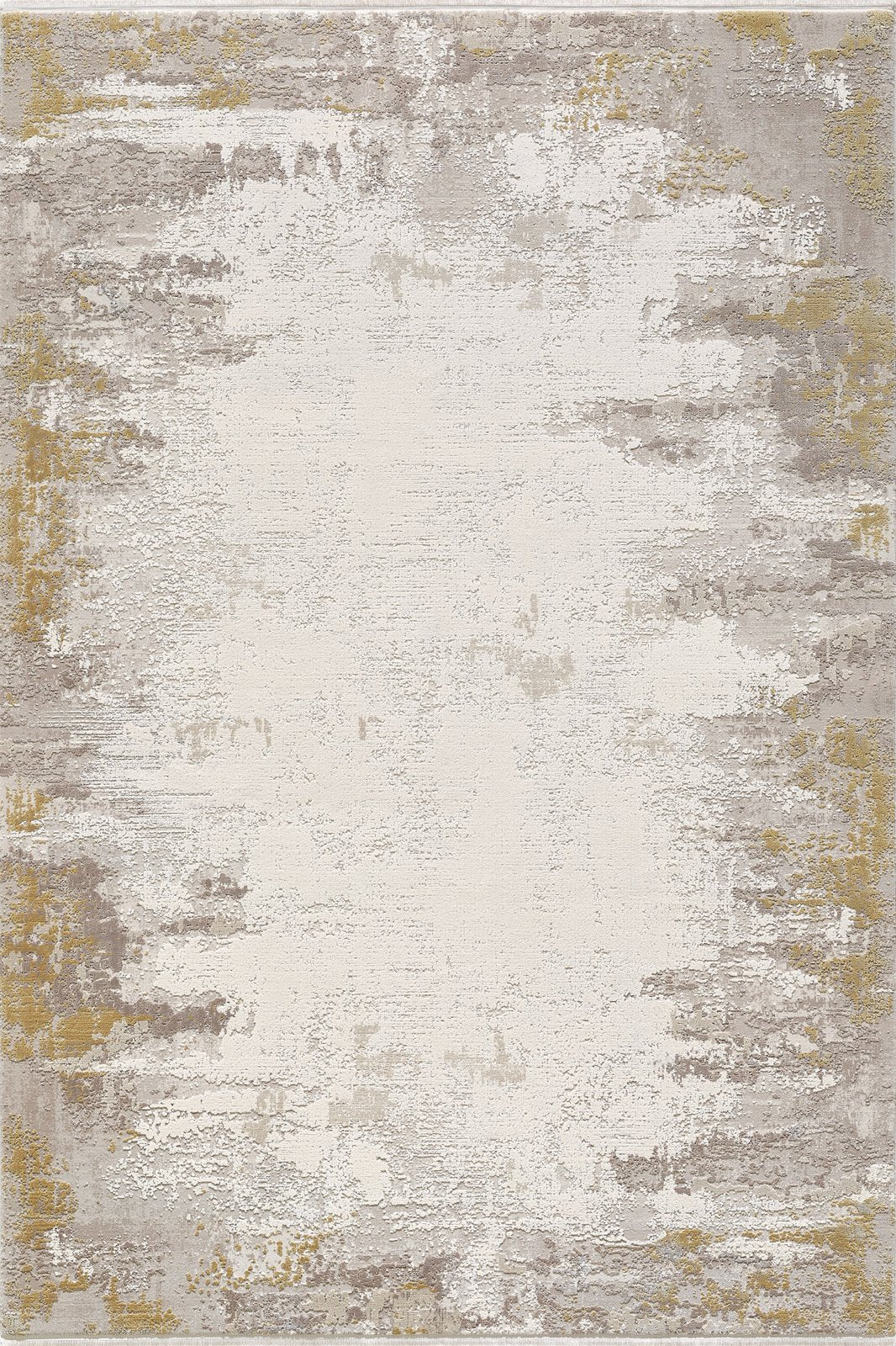 Abstract Blitz Premium Rug - Gold - M658F