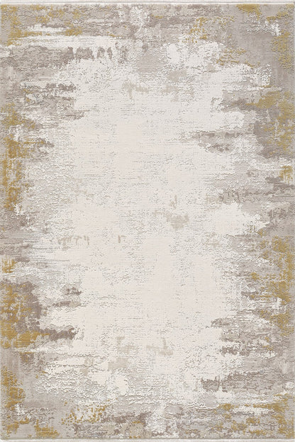 Abstract Blitz Premium Rug - Gold - M658F