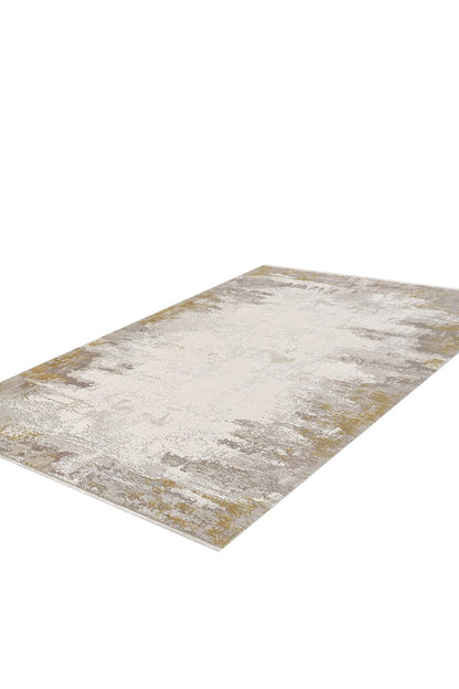 Abstract Blitz Premium Rug - Gold - M658F