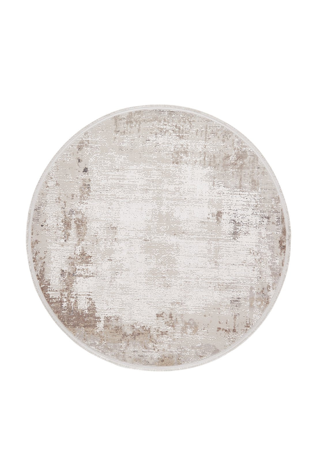 Subtle Beige Echoes Abstract Rug - NV004