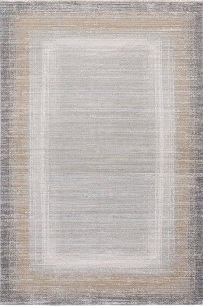 Harmony in Contours Modern Bordered Rug - EW5743