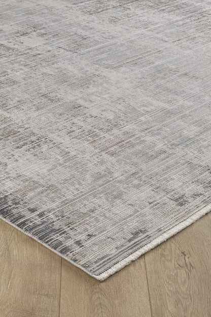 Ink Cascade Symphony Abstract Rug - Dark - EW2943