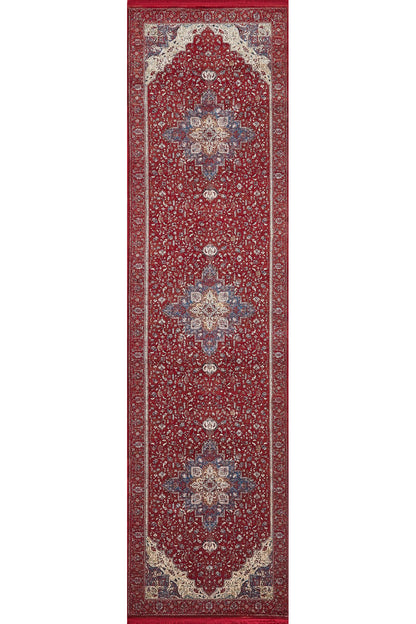 Ethereal Garden Medallion Rug - Burgundy - 2222A