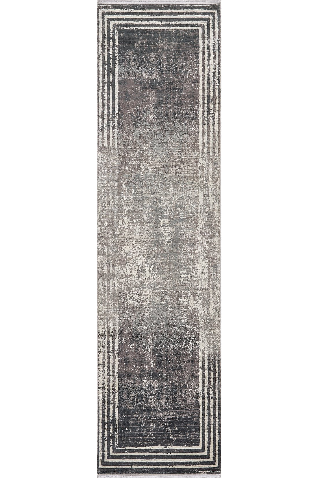 Geometric Eclipse Premium Rug - Charcoal - MT188